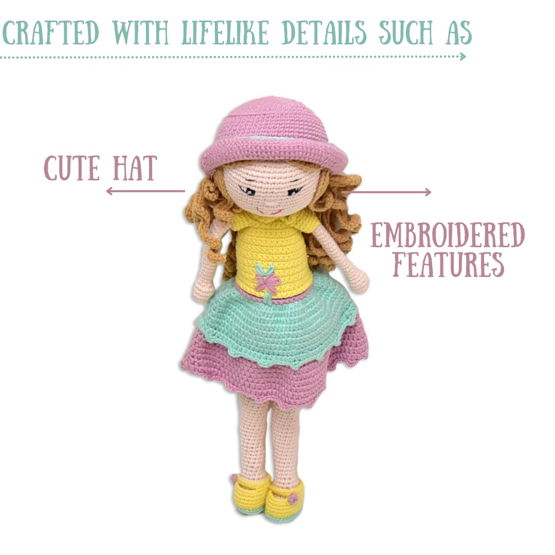 Cecilia Crocheted Doll- Handcrafted with Love & Care