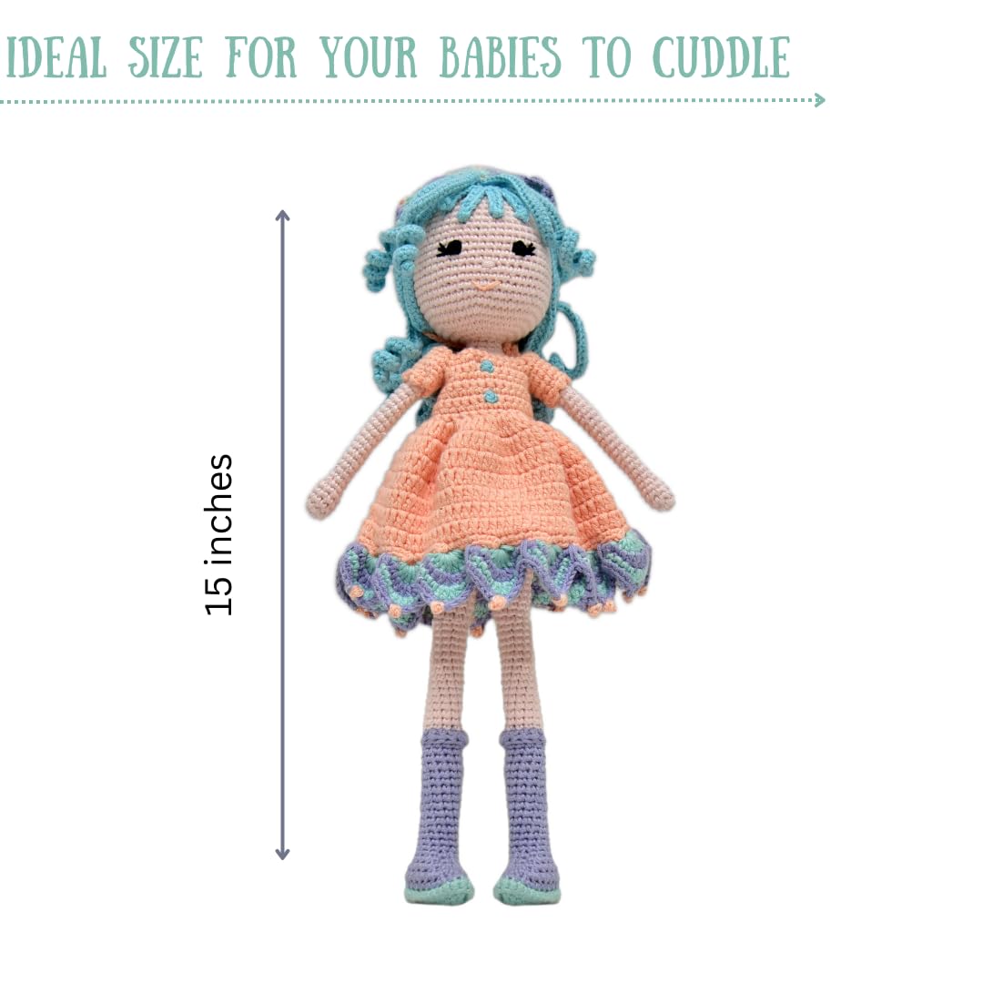 Diana Crocheted Doll - Handcrafted Whimsy for All Ages