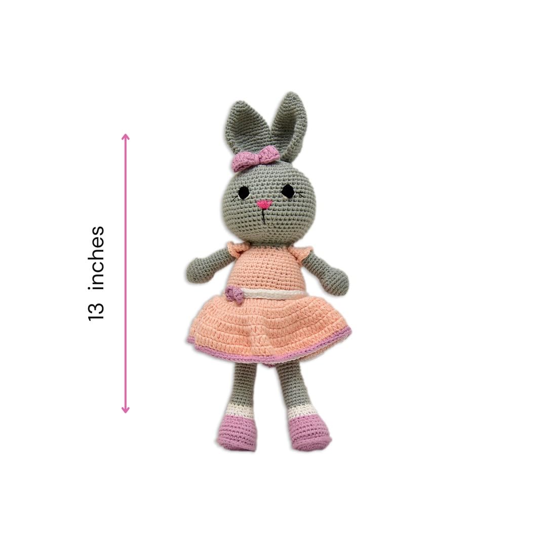 Blossom the Bunny - Cute Handmade Crocheted Soft Toy