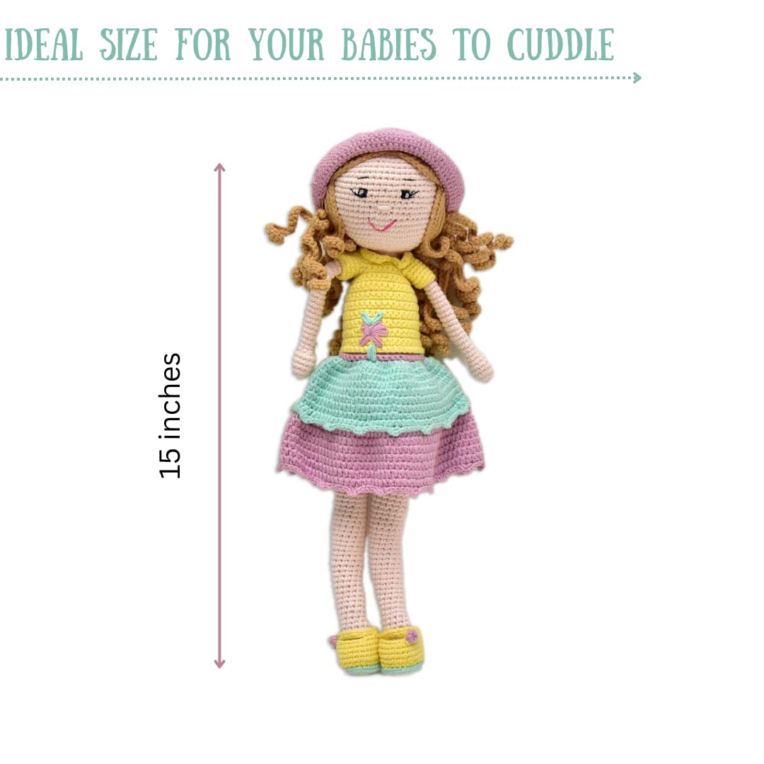 Cecilia Crocheted Doll- Handcrafted with Love & Care