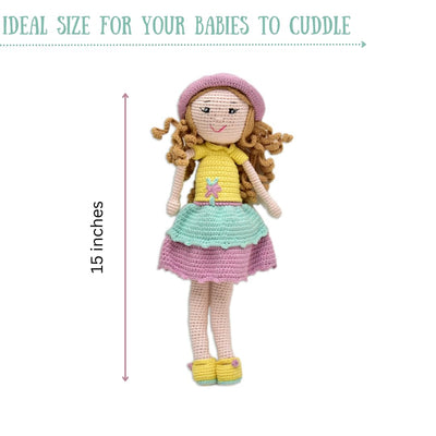 Cecilia Crocheted Doll- Handcrafted with Love & Care