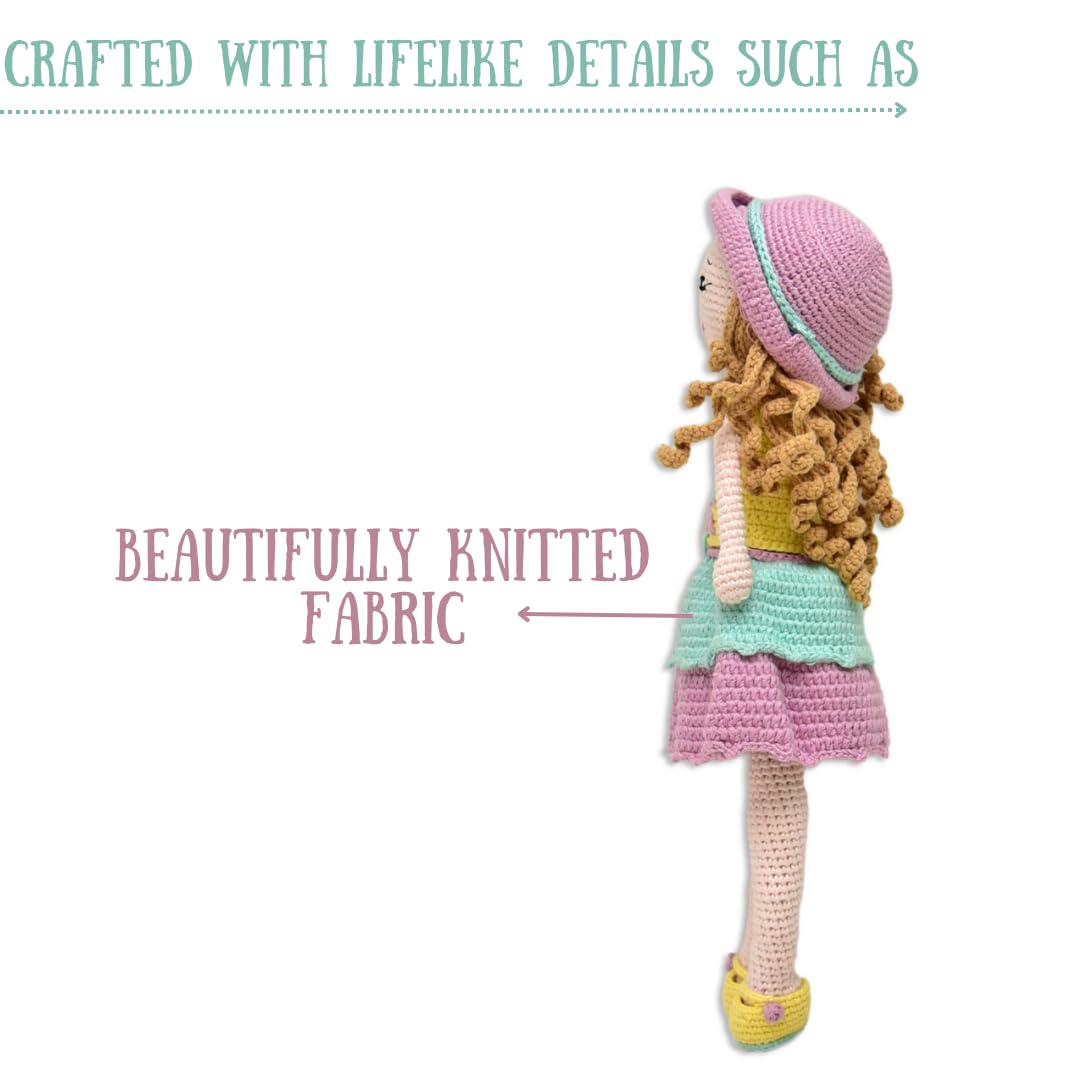 Cecilia Crocheted Doll- Handcrafted with Love & Care