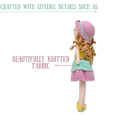 Cecilia Crocheted Doll- Handcrafted with Love & Care