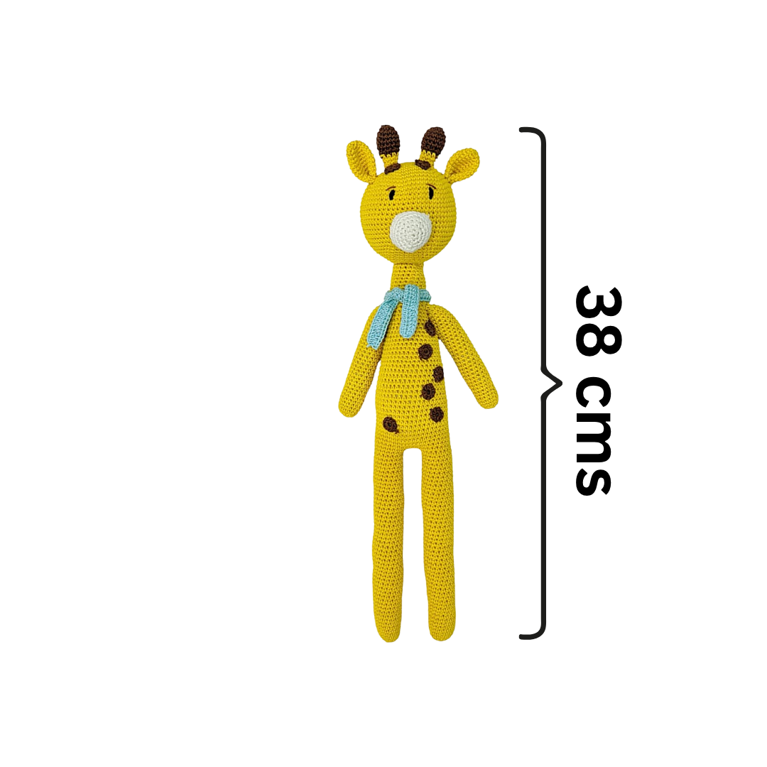Harry the Giraffe – Handmade Crochet Toy for Cuddles & Play