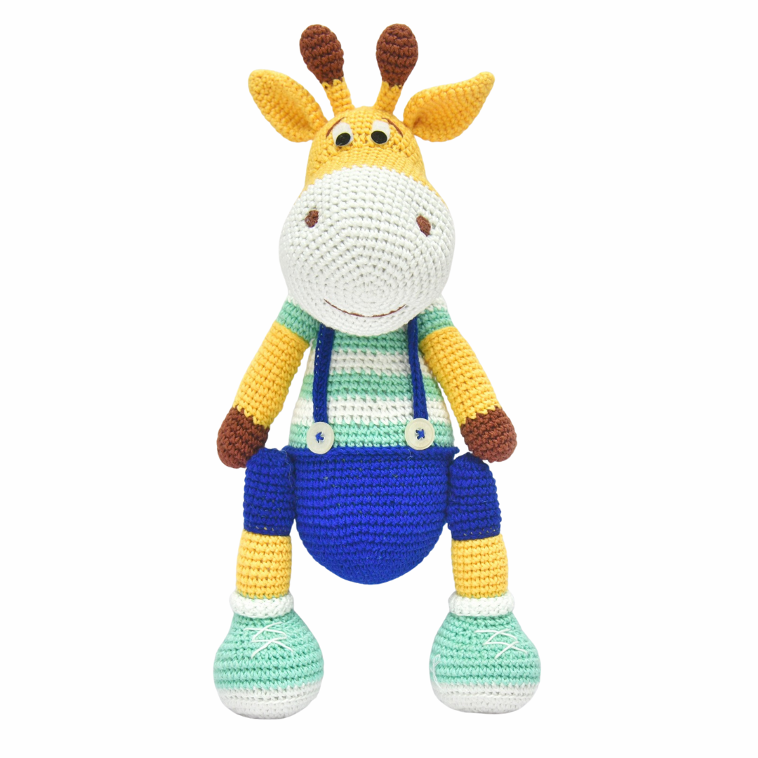 Naughty Giraffe | Handmade Crochet Soft Toy | Adorably Unique Gift for Kids & Collectors