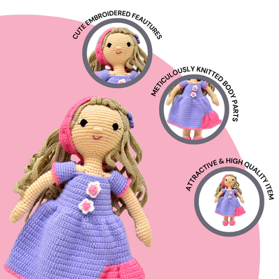 Katherine the Doll – Adorable Handmade Crochet Doll | Perfect for Imaginative Play & Gifting