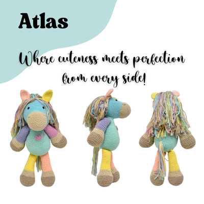 Handcrafted Crochet Horse Toy | Atlas the Gentle Buddy