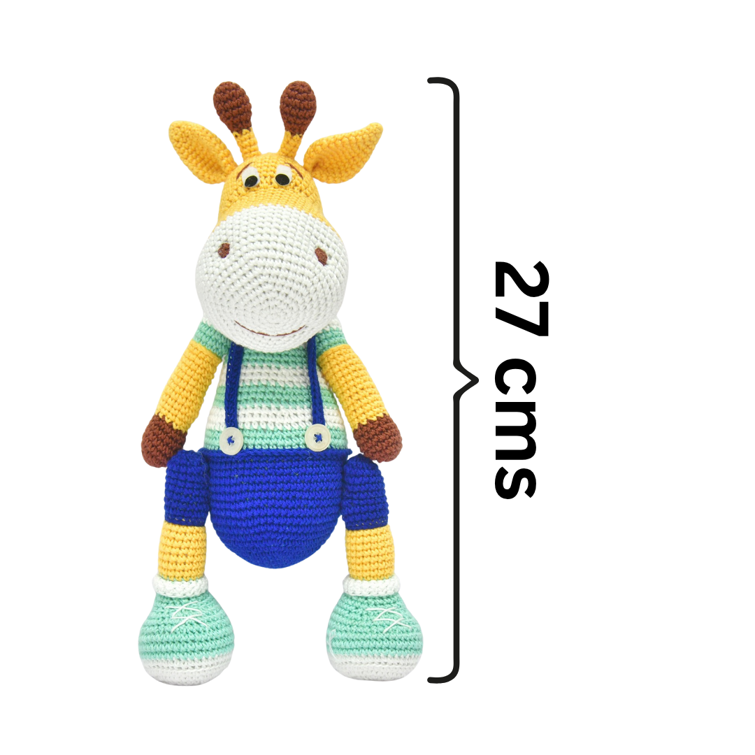 Naughty Giraffe | Handmade Crochet Soft Toy | Adorably Unique Gift for Kids & Collectors
