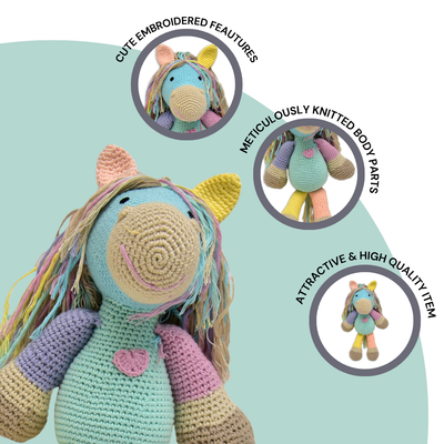 Handcrafted Crochet Horse Toy | Atlas the Gentle Buddy