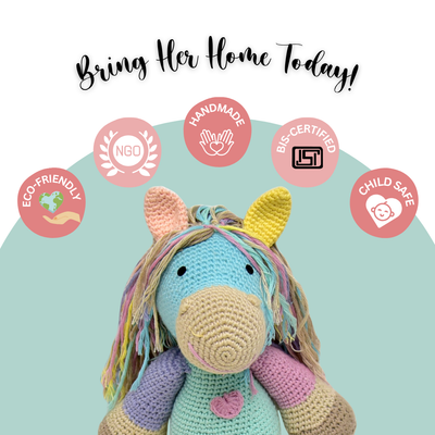 Handcrafted Crochet Horse Toy | Atlas the Gentle Buddy