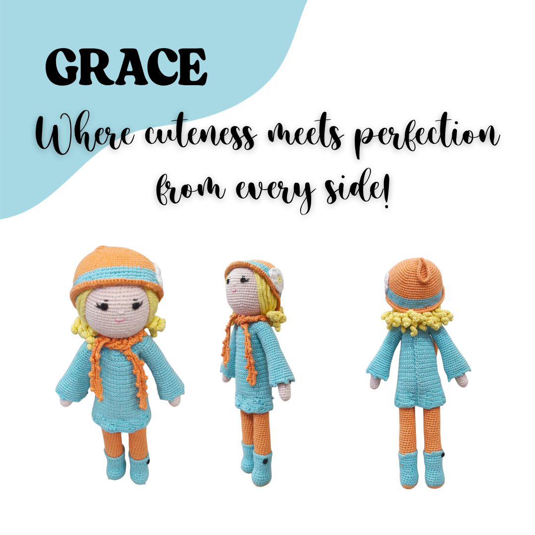 Grace the Crochet Companion – Perfect Gift for Little Dreamers