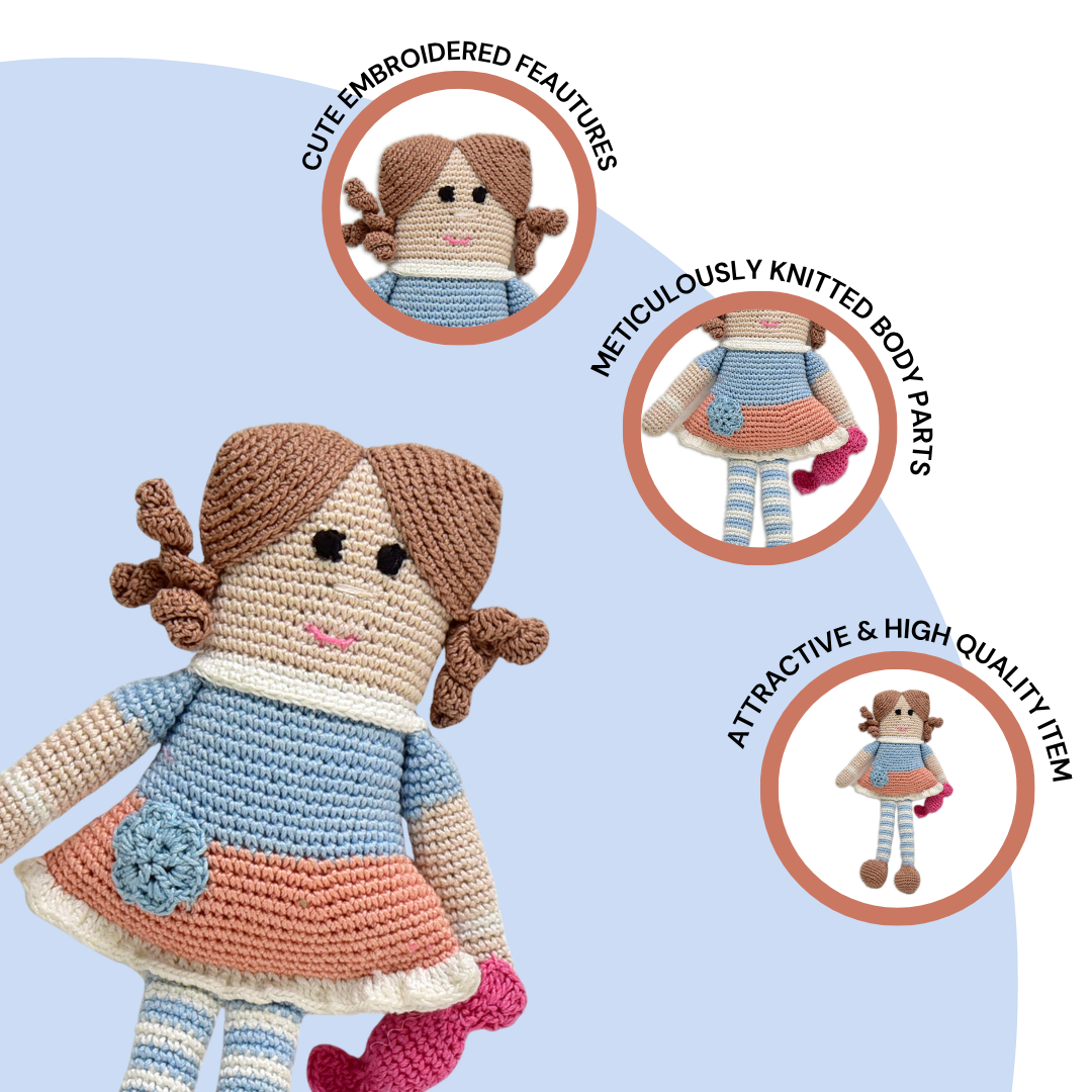 Asme the Doll – Whimsical Handmade Crochet Companion