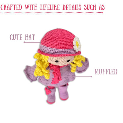 Unique Handmade Spectacular Charm Crochet Doll – Collectible