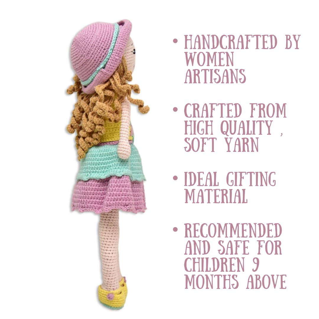 Cecilia Crocheted Doll- Handcrafted with Love & Care