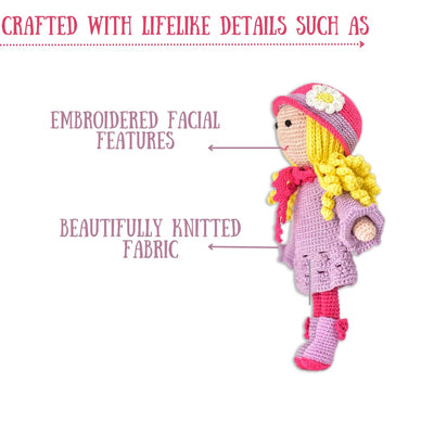 Unique Handmade Spectacular Charm Crochet Doll – Collectible