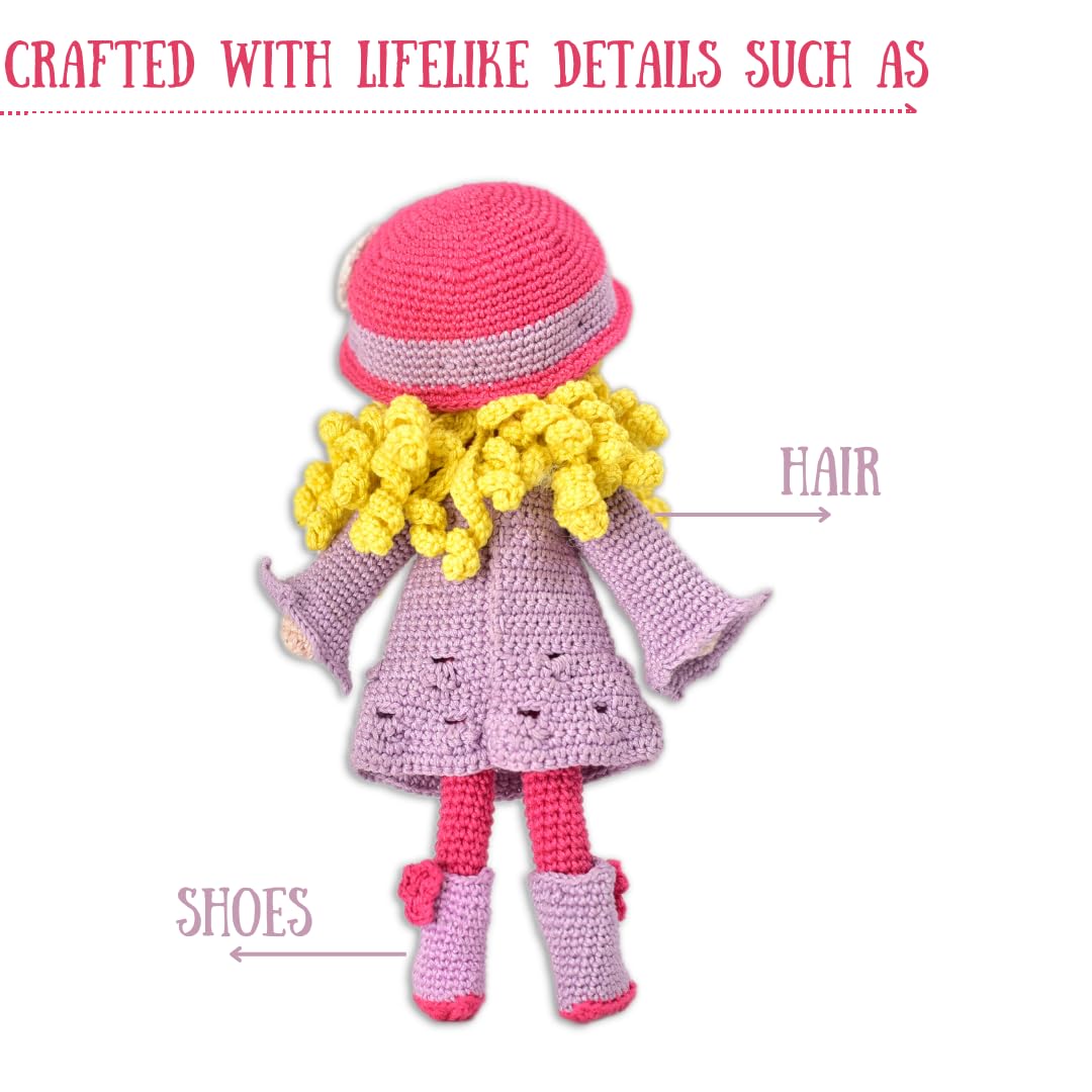 Unique Handmade Spectacular Charm Crochet Doll – Collectible