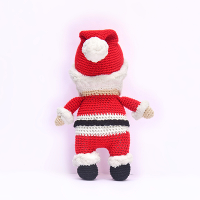 Jolly Crochet Santa Soft Toy – Handcrafted Holiday Gift & Décor