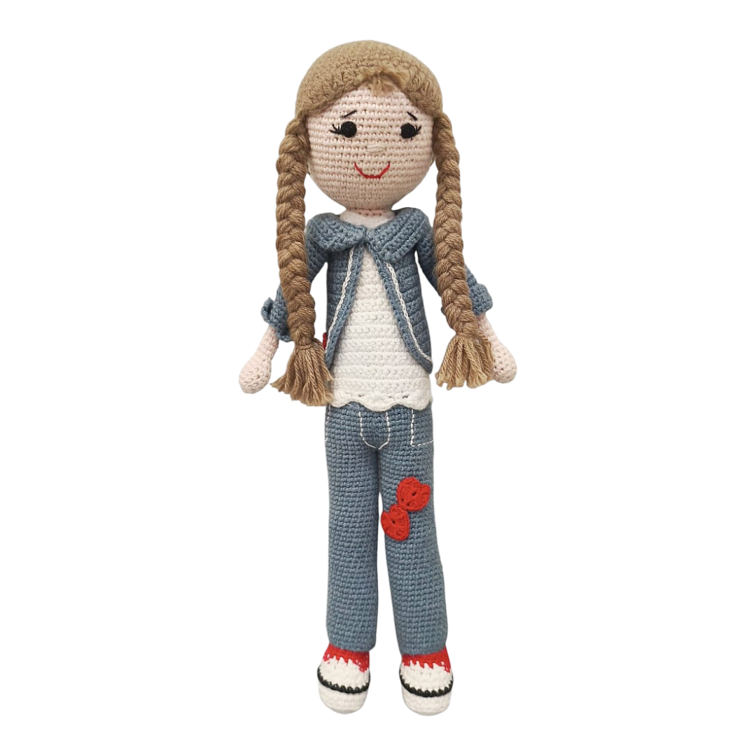 Delightful Helen Crocheted Doll – Handcrafted Treasured Toy