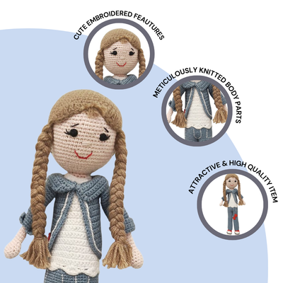 Delightful Helen Crocheted Doll – Handcrafted Treasured Toy