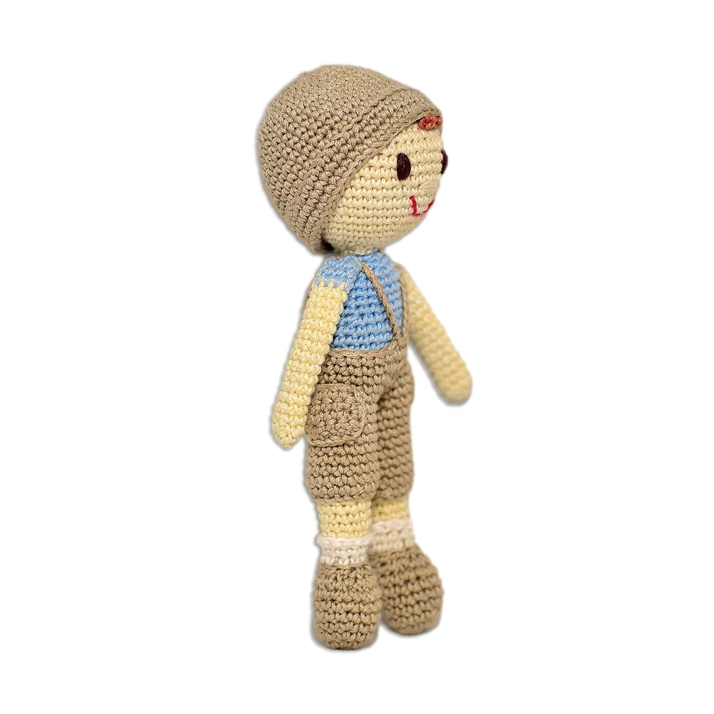 Johnny Boy Crocheted Doll – Handmade & Heartwarming Gift