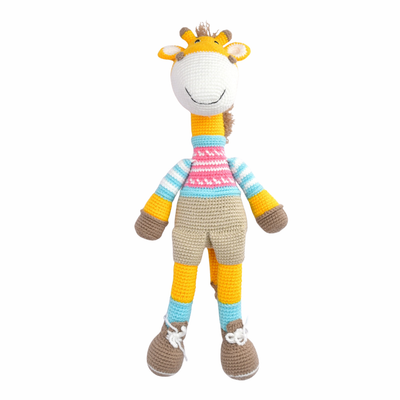Greta the Giraffe – Premium Handcrafted Crochet Soft Toy | Bestselling Cozy Plush
