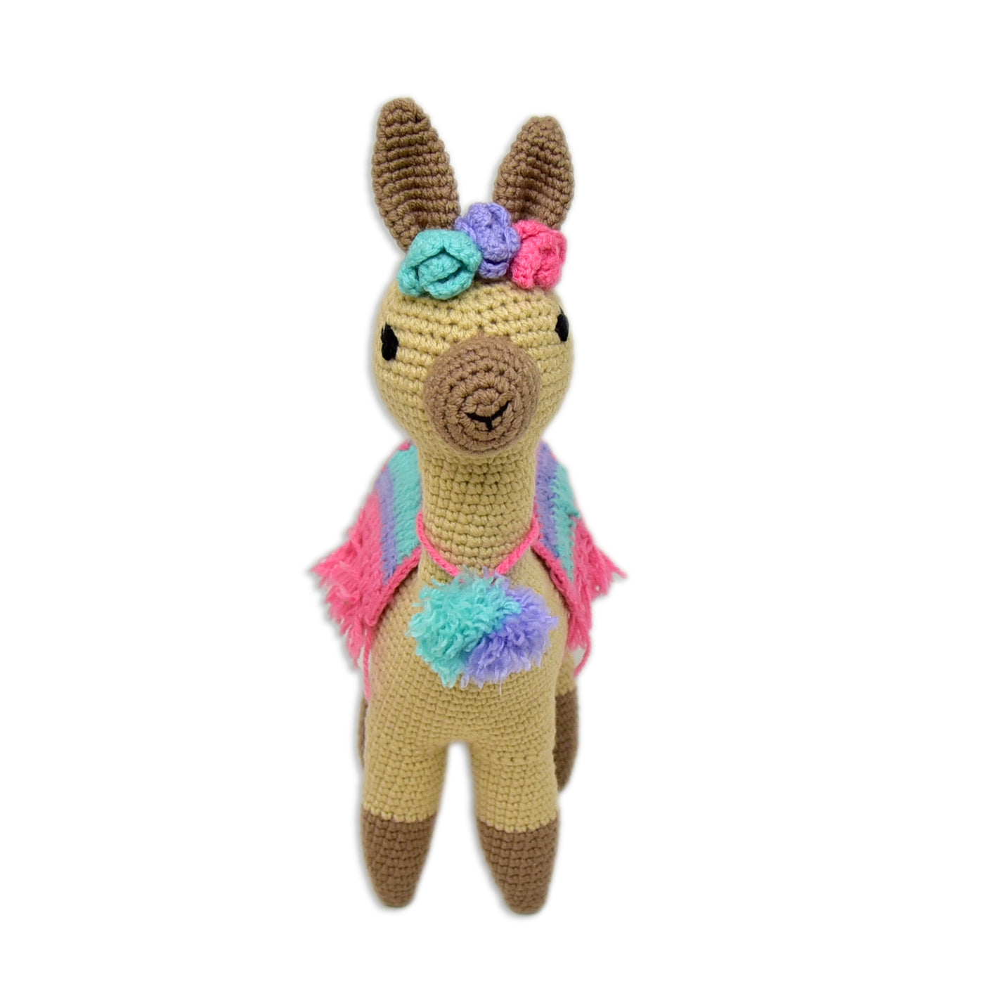 Adorable Handmade Crocheted Llama Toy - Felicity the Llama