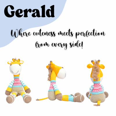 Greta the Giraffe – Premium Handcrafted Crochet Soft Toy | Bestselling Cozy Plush
