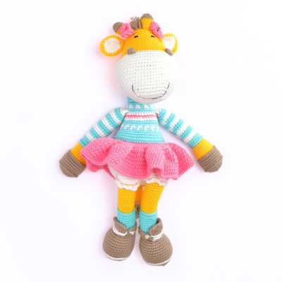 Greta the Giraffe – Premium Handcrafted Crochet Soft Toy | Bestselling Cozy Plush