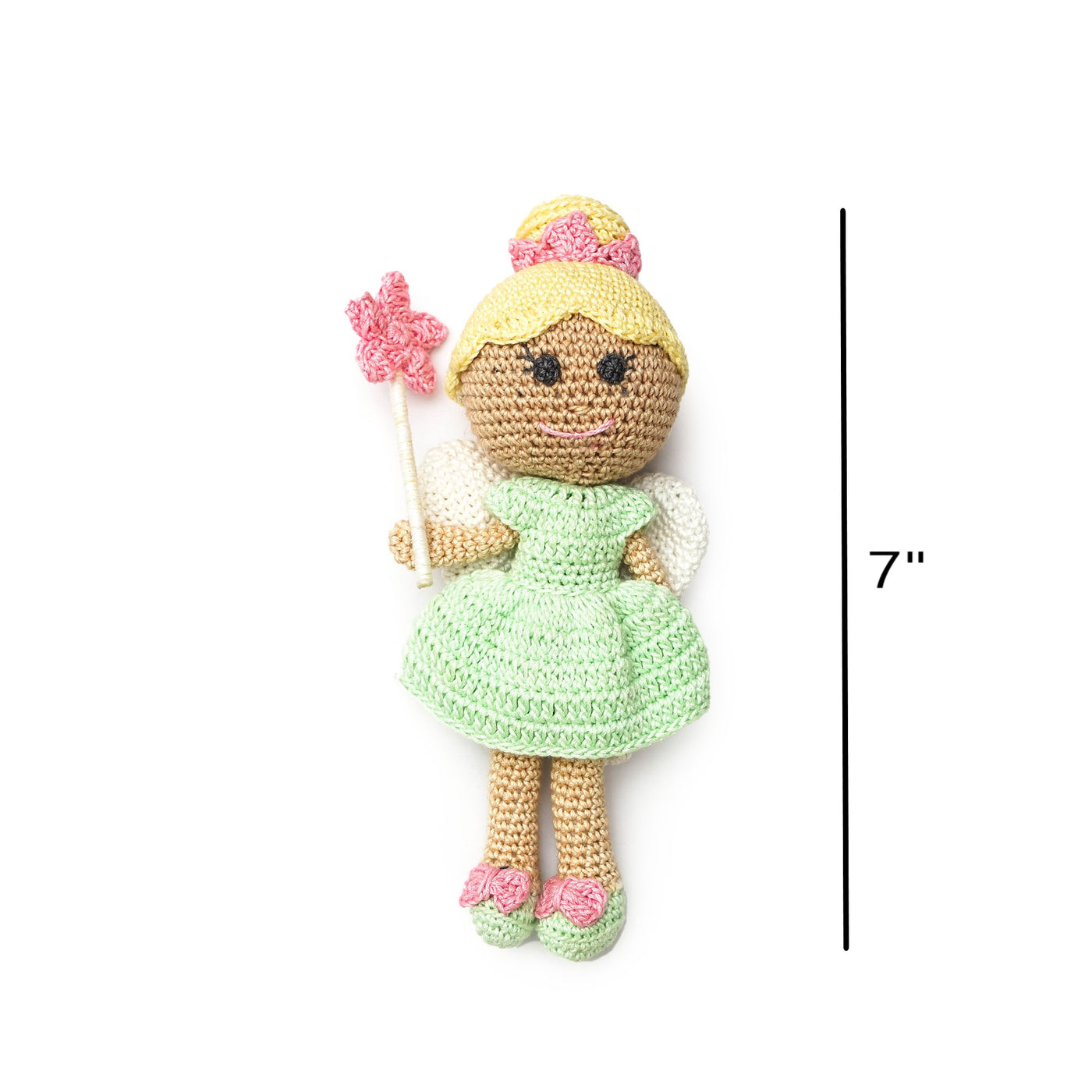 Handmade Crocheted Fairy Doll – Unique & Whimsical