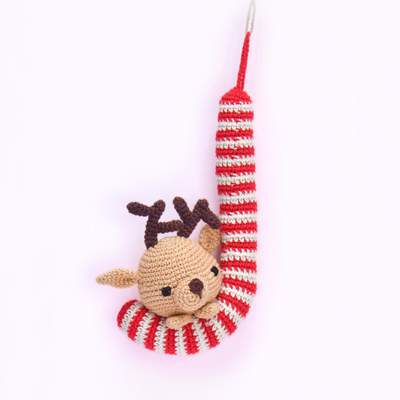 Reindeer Games – Handcrafted Crochet Christmas Tree Ornament