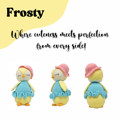 Frosty the Penguin – Lovingly Handmade Crochet Plush Toy | Soft & Safe Gift for Kids