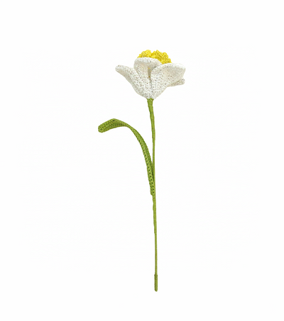 Bright Crochet Daffodil | Handmade Floral Home Decor