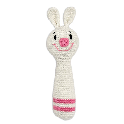 Cuddly Bunnies Hand Rattle-Sensory Toy for Infants & Toddlers