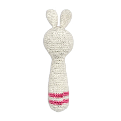 Cuddly Bunnies Hand Rattle-Sensory Toy for Infants & Toddlers
