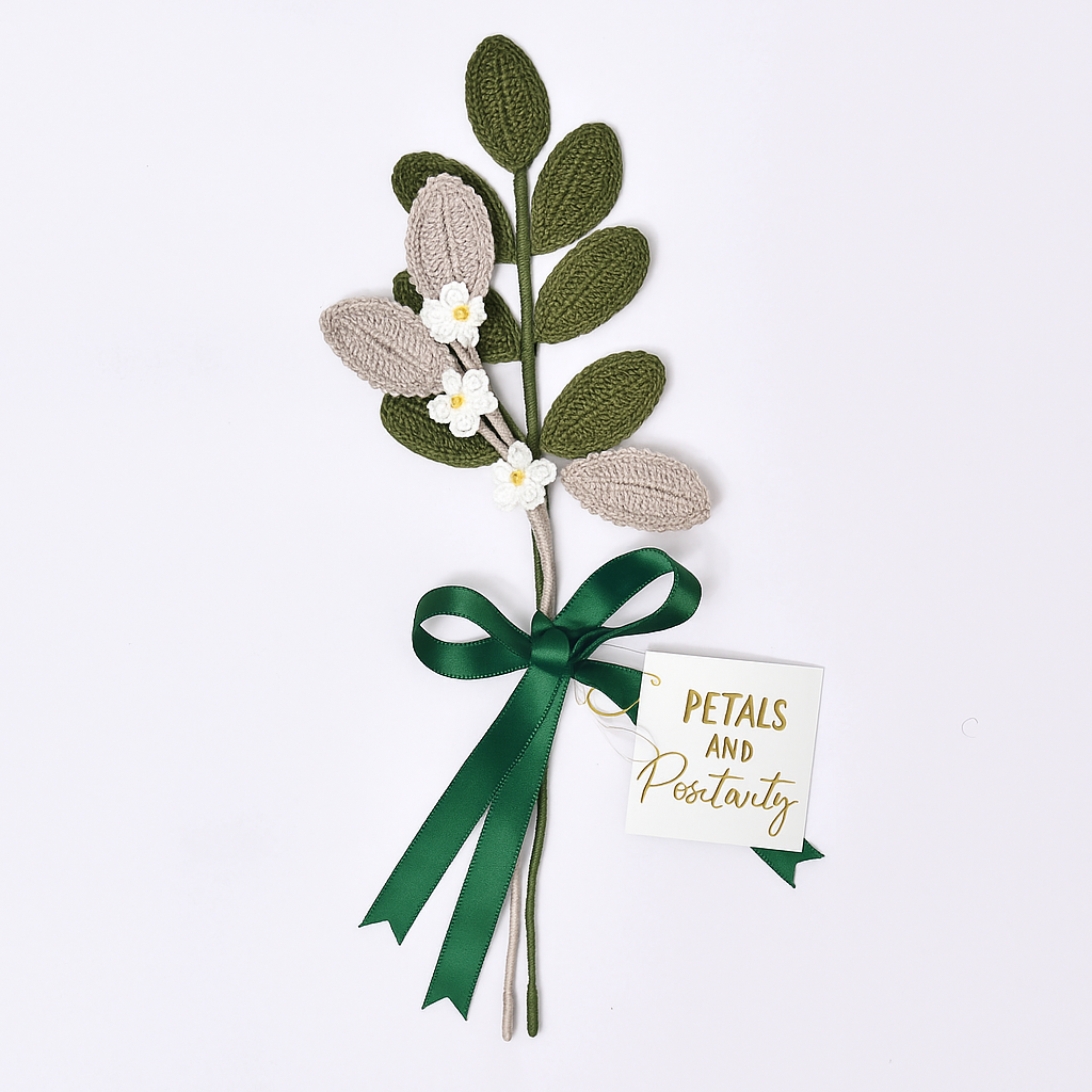 Trendy Crochet Leaf Bouquet – Unique & Eco-Chic Gifts for Father