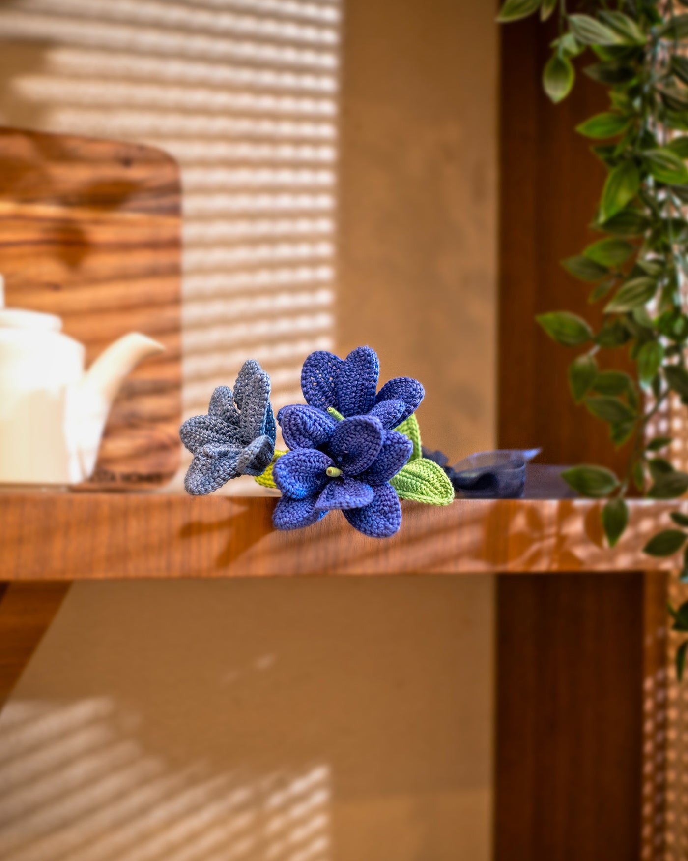 Forever Blue Tulips | Crochet Flower Bouquet for Mother’s Day