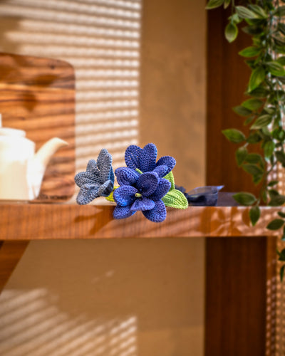 Forever Blue Tulips | Crochet Flower Bouquet for Mother’s Day