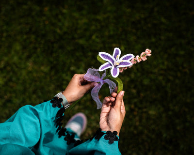 Crochet Purple Lily Bouquet | Handmade Mother’s Day Floral Gift