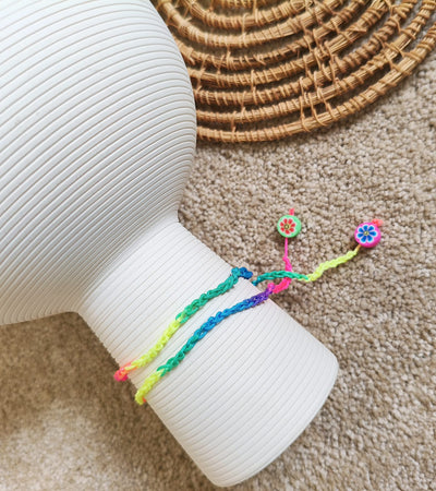Hand‑Knotted Multicolor Beaded Bracelet – Adjustable Friendship jewelry
