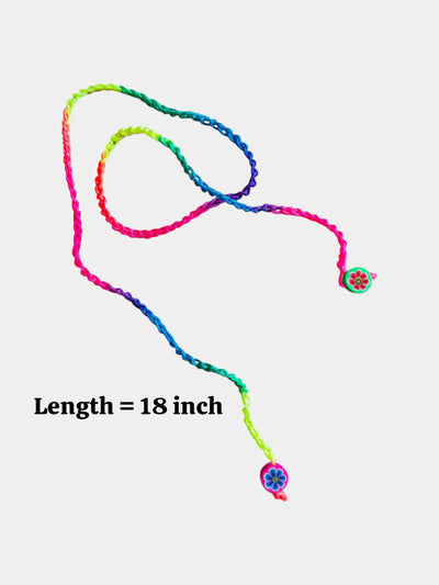 Hand‑Knotted Multicolor Beaded Bracelet – Adjustable Friendship jewelry