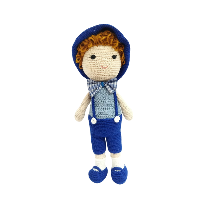 Cheeky Harry Boy Doll - Unique Handmade Crochet toy!