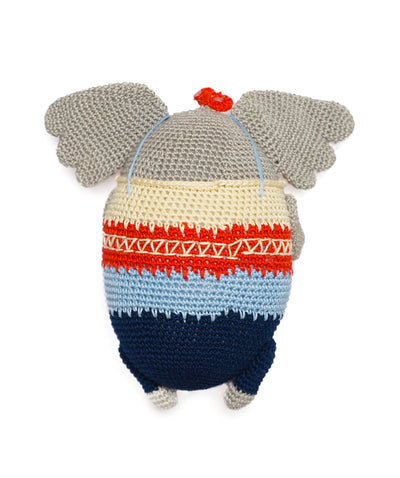 Manny the Elephant - Handmade Crochet Soft Toy for Kids