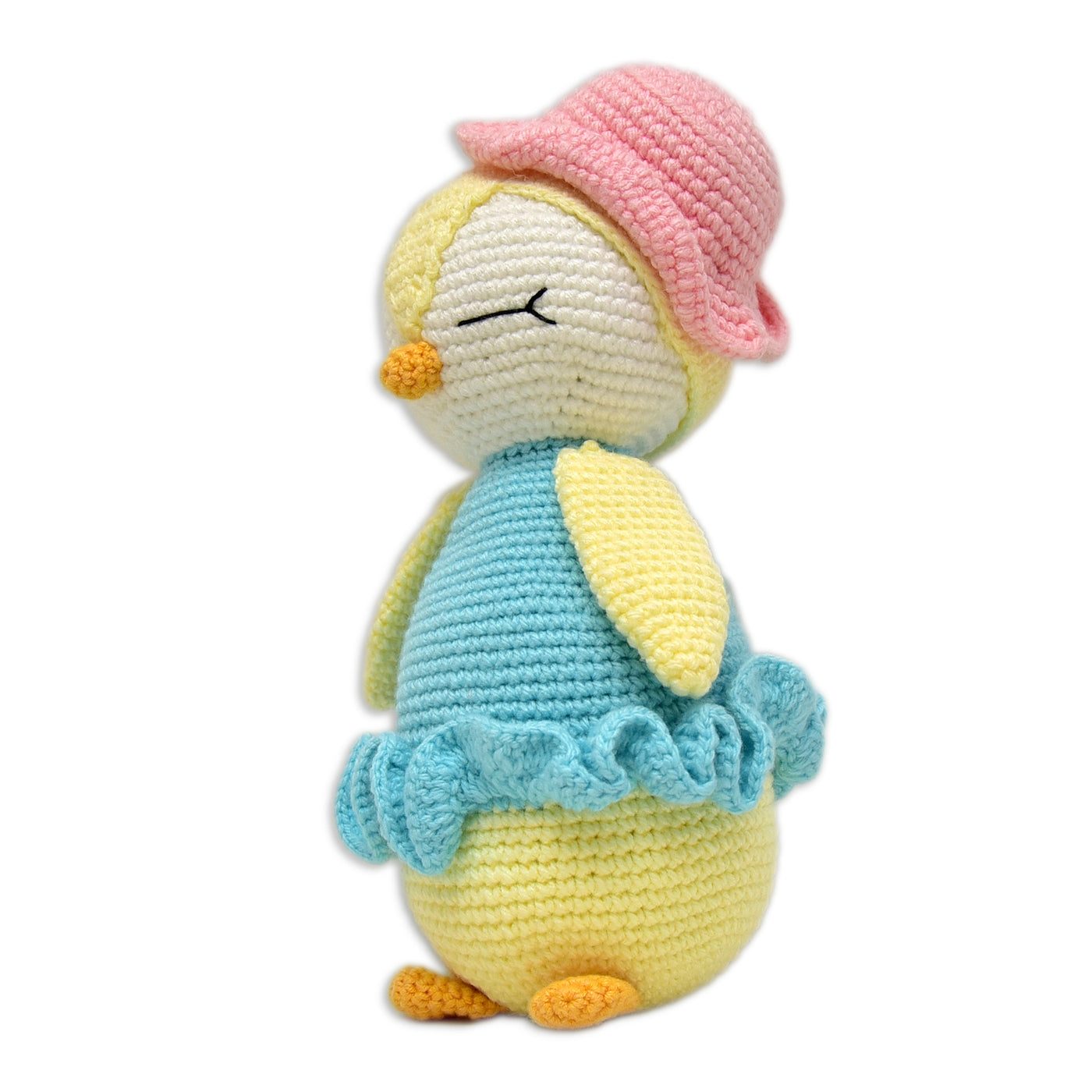 Lovingly Handmade Frosty the Penguin - Crocheted Plush Toy