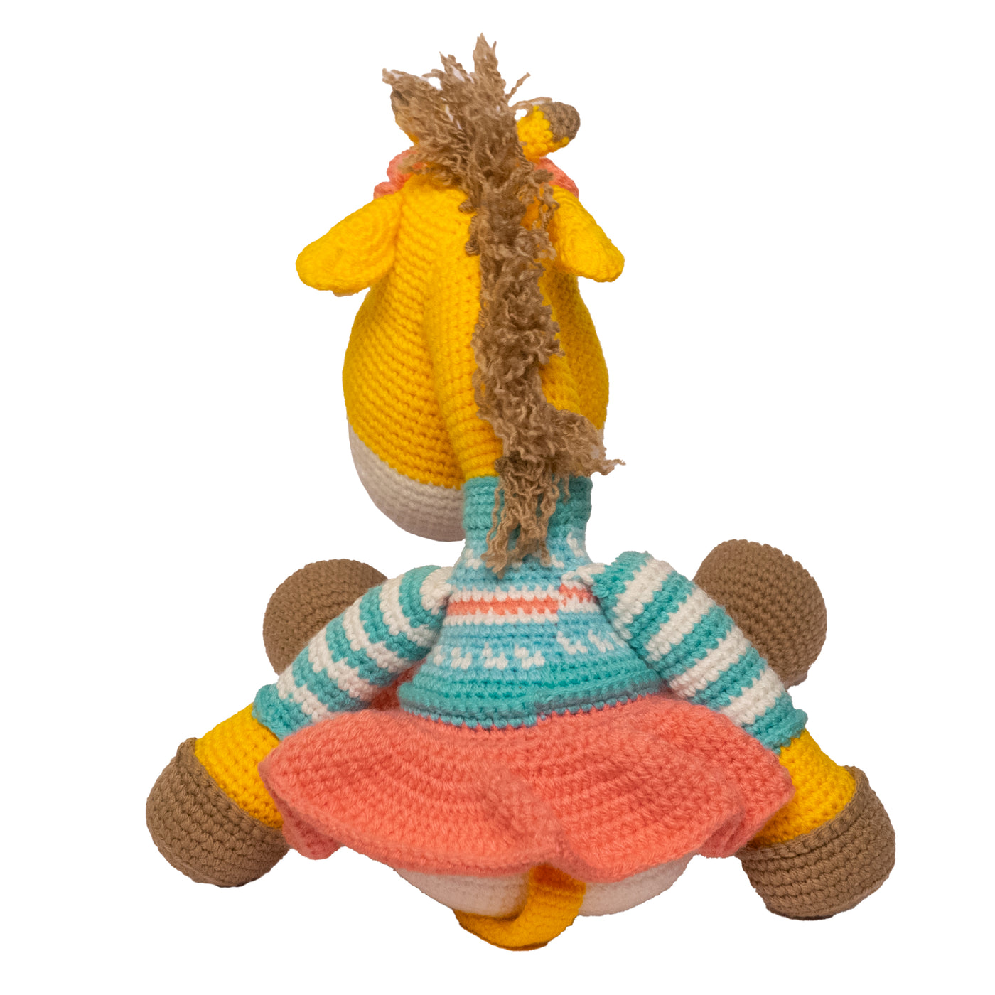 Handcrafted Greta the Giraffe - Crocheted Soft Toy for Cuddles