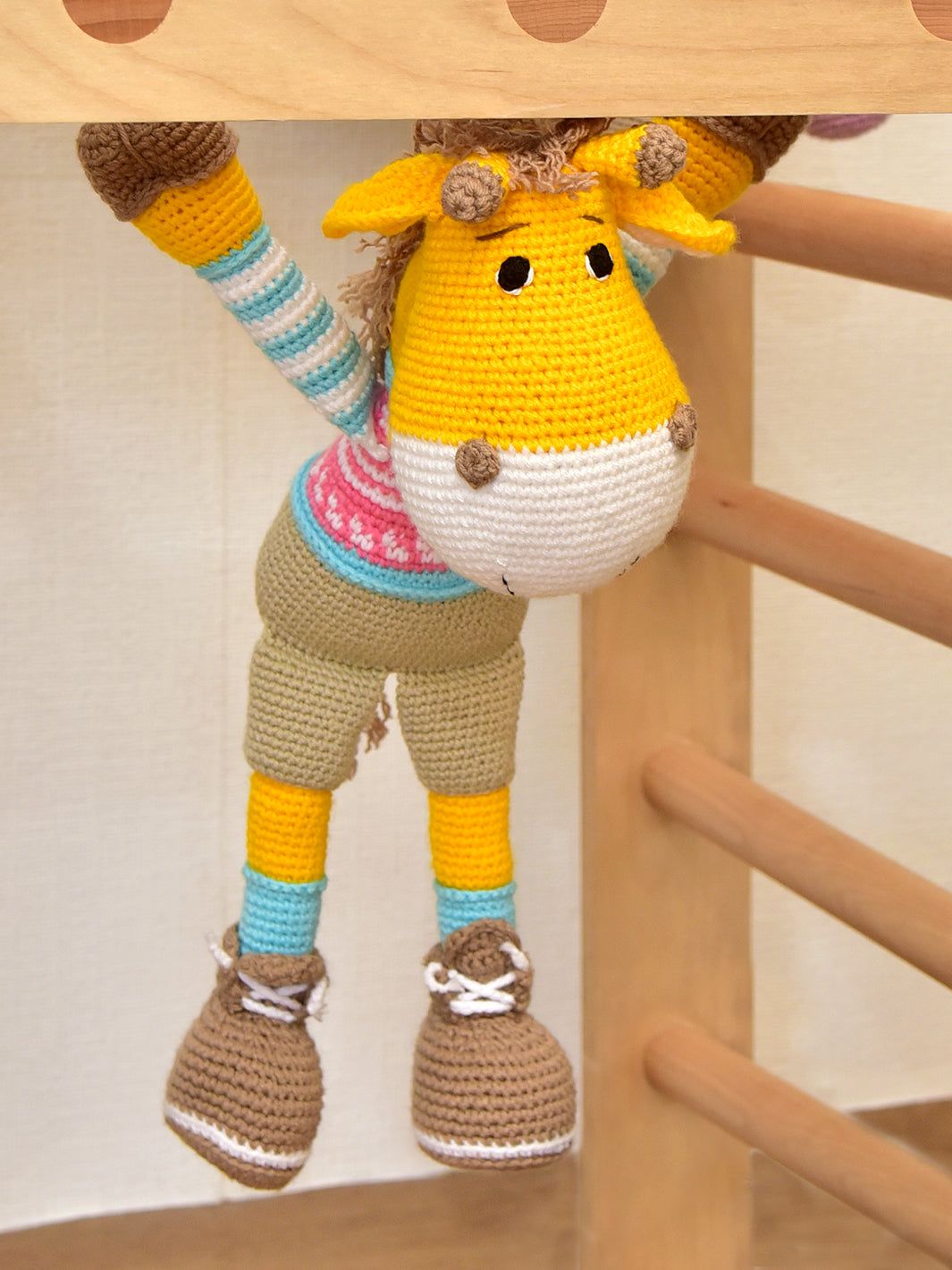 Handmade Crocheted Gerald the Giraffe - Adorable Soft Toy Gift