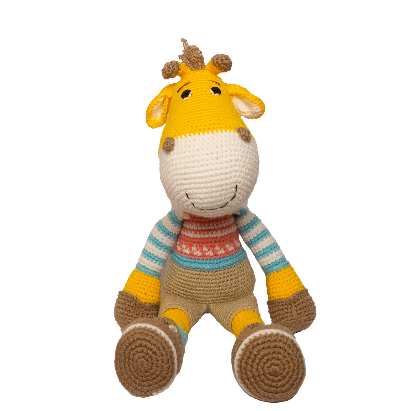 Handmade Crocheted Gerald the Giraffe - Adorable Soft Toy Gift