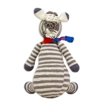 Handmade Crochet Toy - Zane the Zebra | Collectible Soft Toy