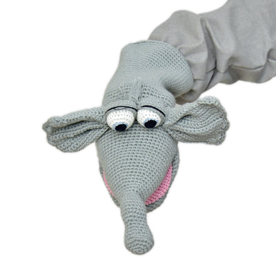 Cuddly Crochet Jumbo the Elephant Puppet – A Playful Friend for Kids