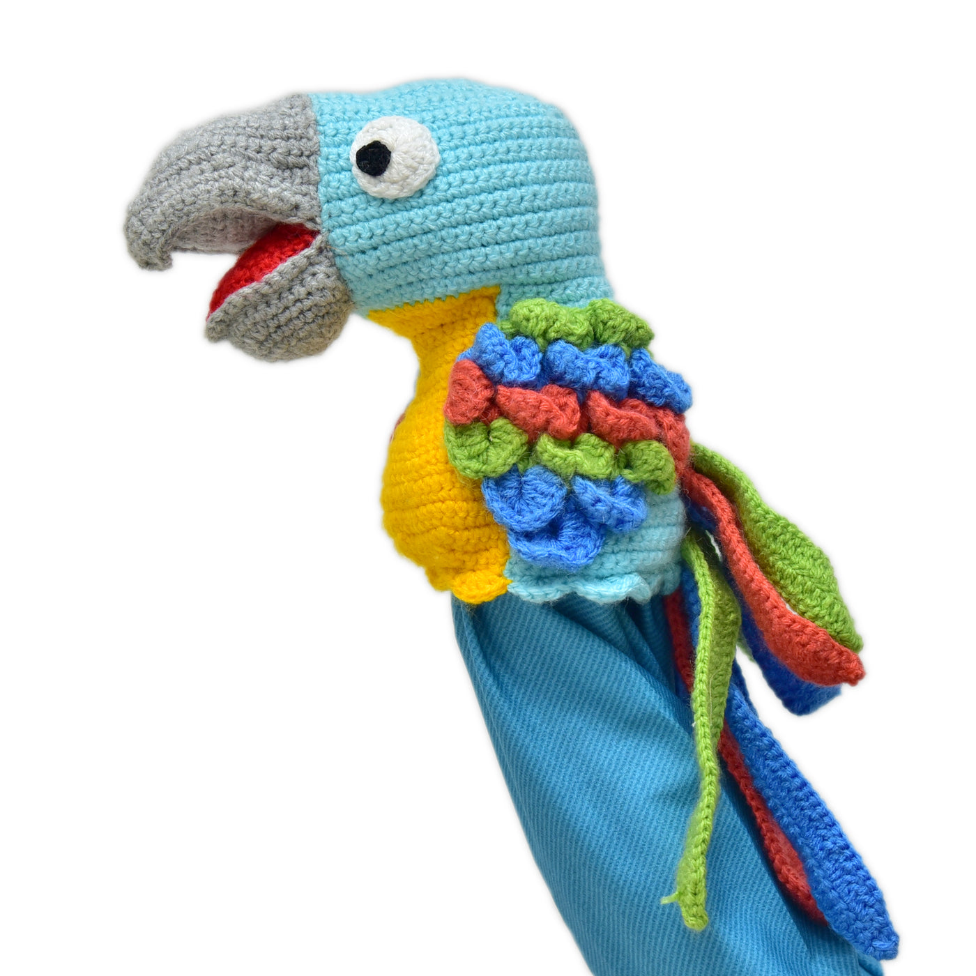 Adorable Crochet Tango the Bird Hand Puppet– Fun for Storytime & Puppet Shows
