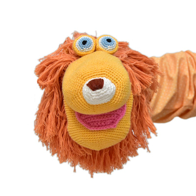 Roar with Joy – Crochet Lion Puppet for Storytelling & Playtime